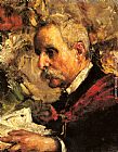 A Portrait of the Artist's Father by Antonio Mancini